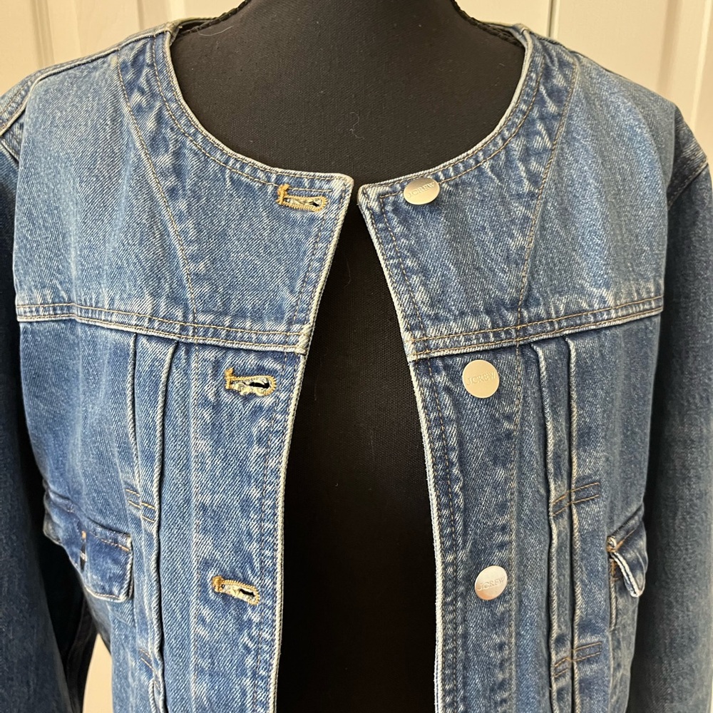 J.Crew Cropped Denim Jacket – NWT ⭐️ - Picture 2 of 6